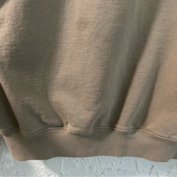 SPORTY & RICH Hoodie Sweatshirt Womens Size Small Neutral Tan - Picture 9 of 11